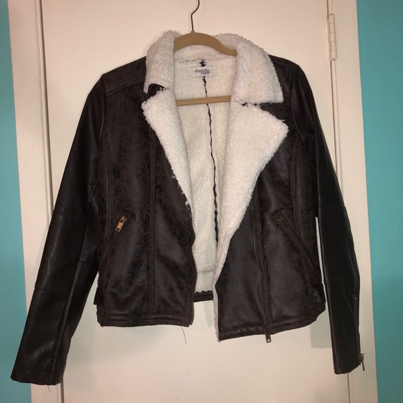 Charlotte Russe Fur Lined Jacket - Picture 1 of 4